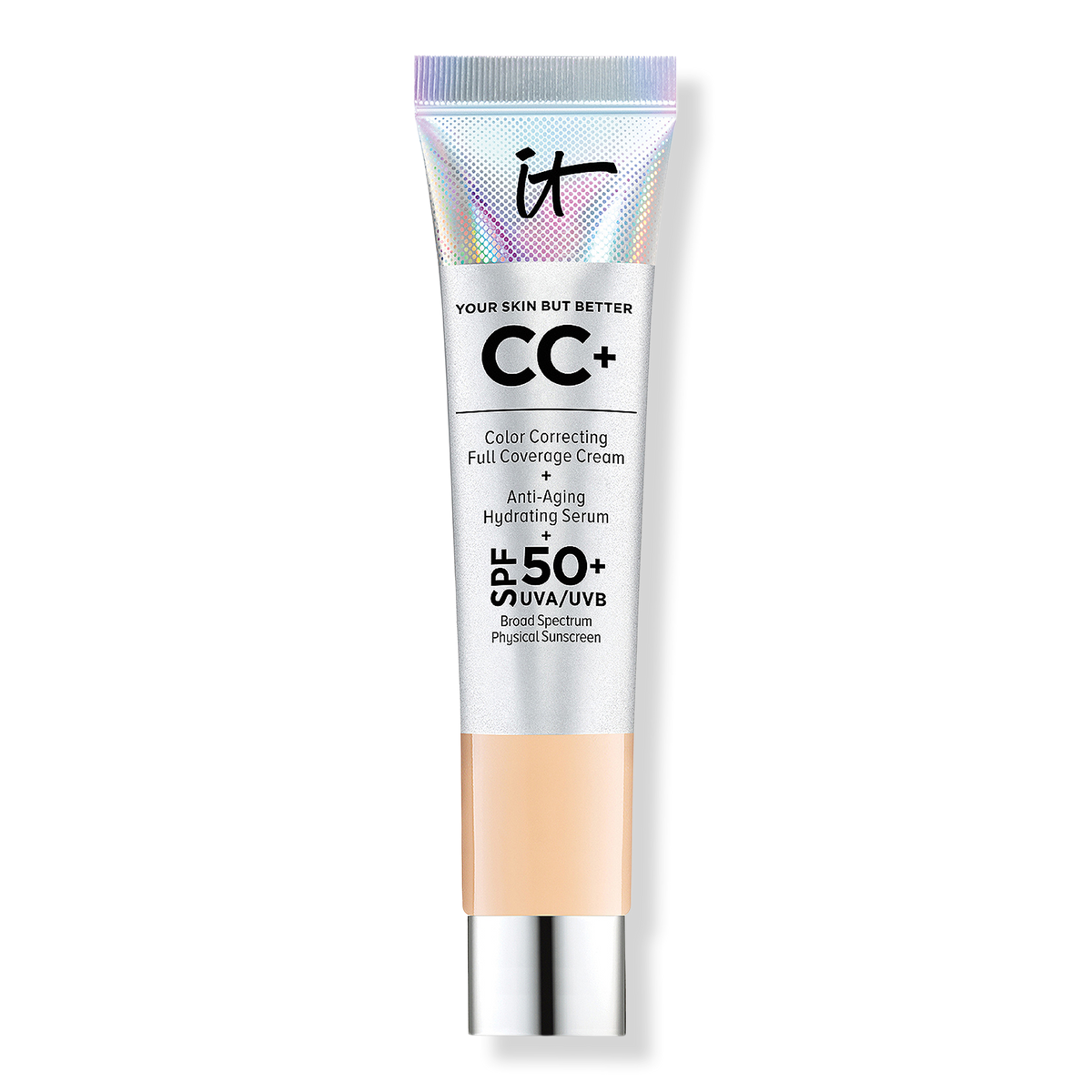 IT Cosmetics Mini CC+ Cream with, SPF 50+, Medium, 0.4 oz