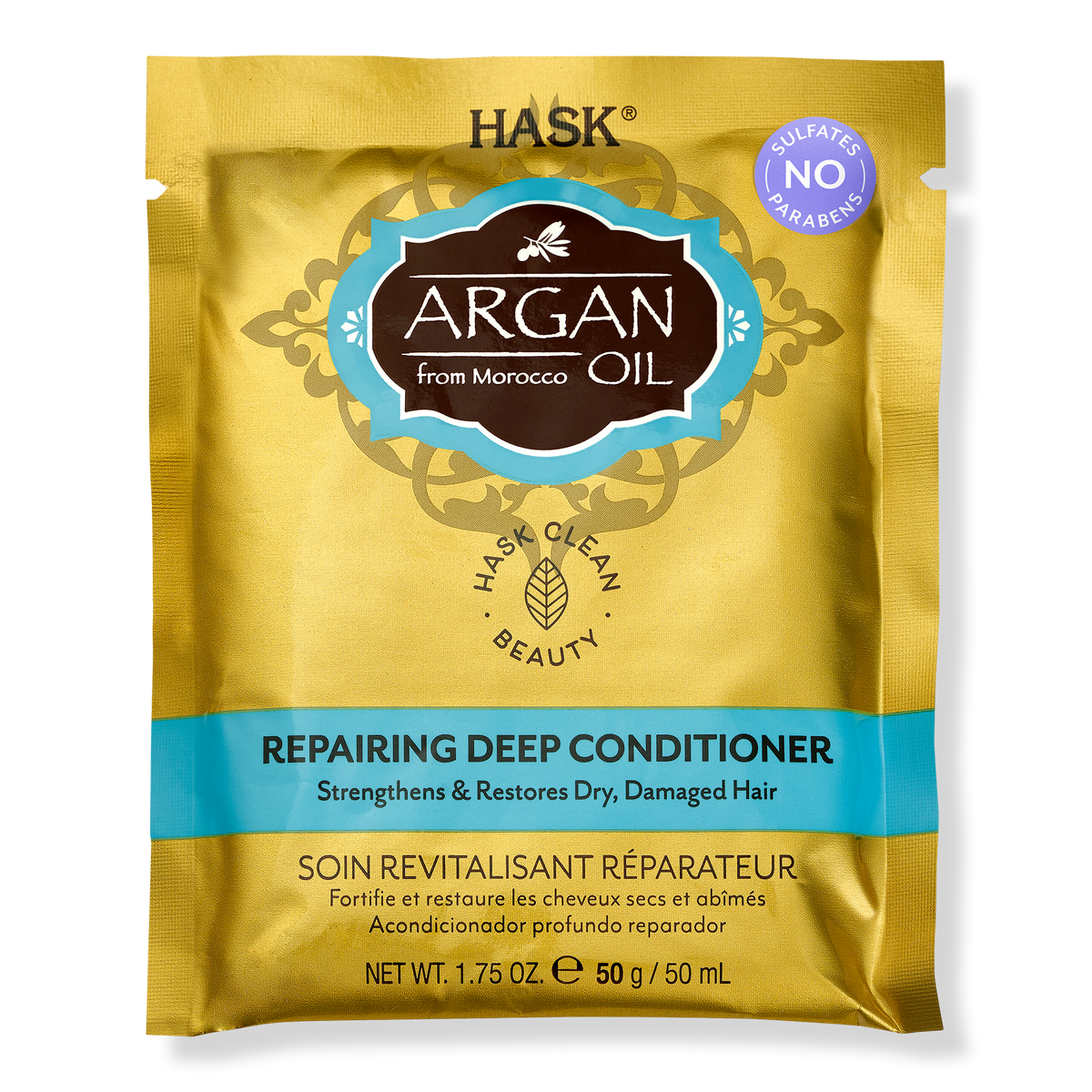 Hask Argan Oil Repairing Deep Conditioner Packette, 1.75 oz