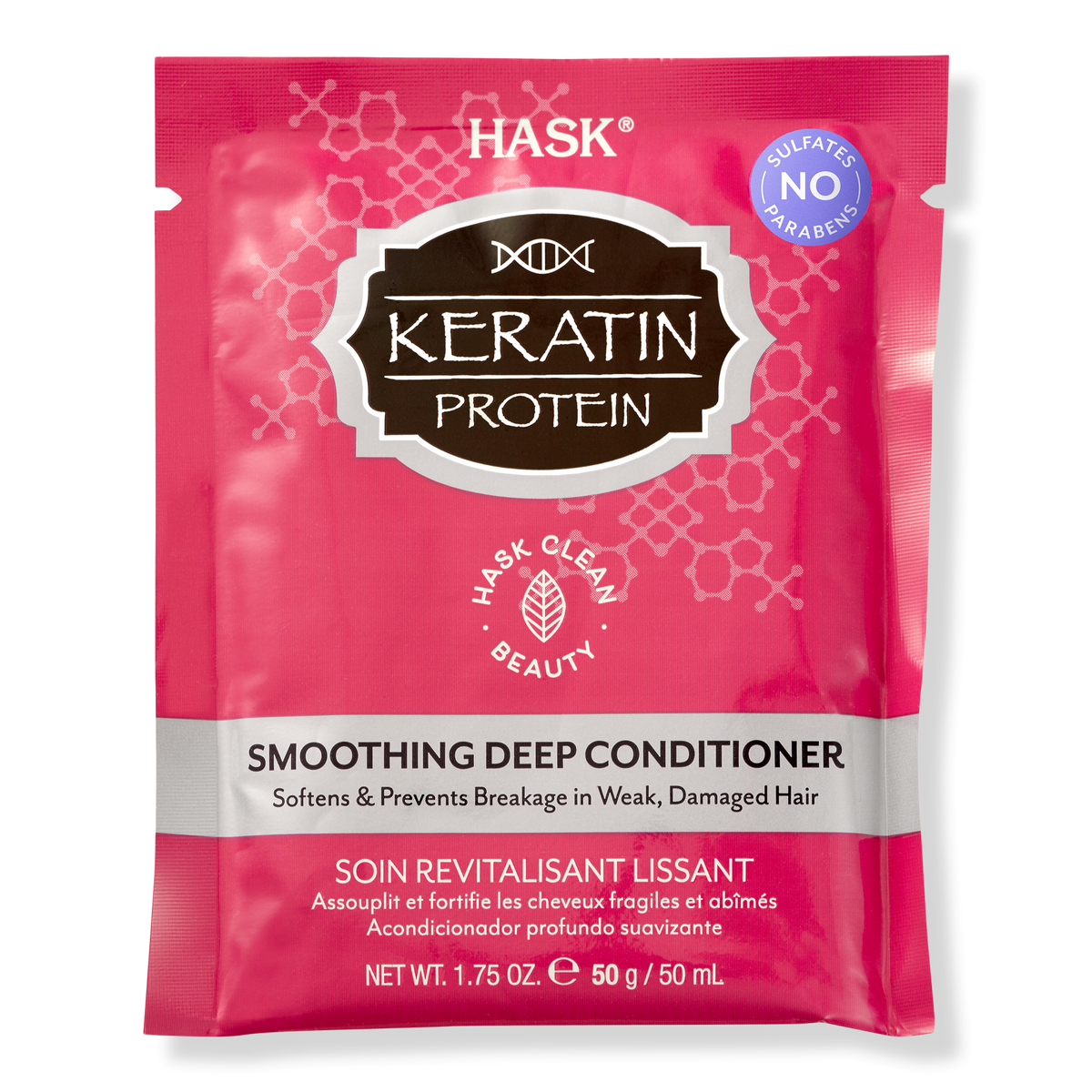 Hask Keratin Protein Smoothing Deep Conditioner Packette, 1.75 oz