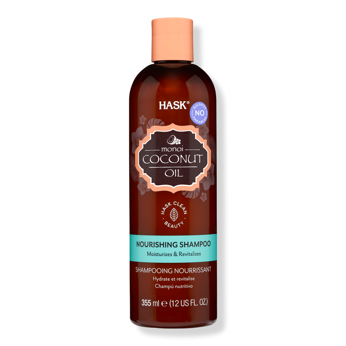 Hask Monoi Coconut Oil Nourishing Shampoo, 12 oz