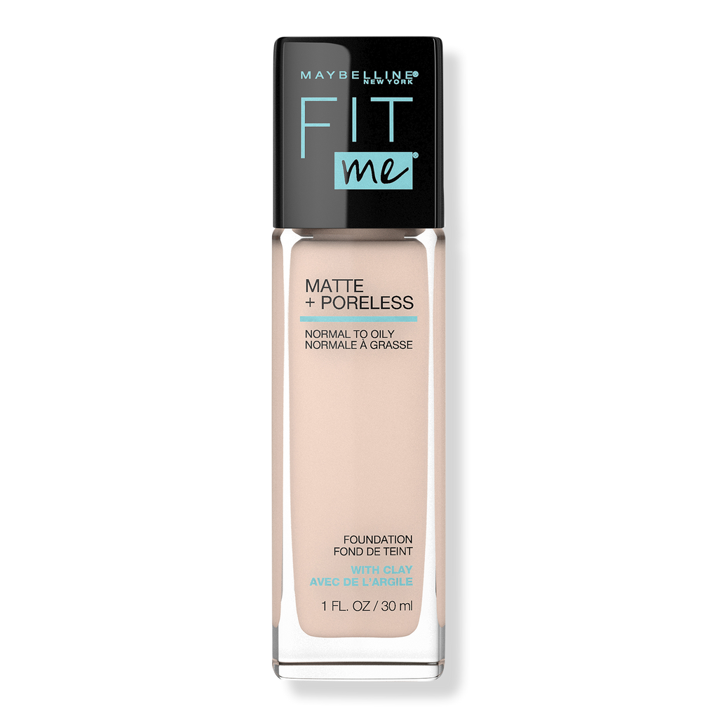 Maybelline Fit Me Matte + Poreless Liquid Foundation, Natural Ivory 112, 1 oz