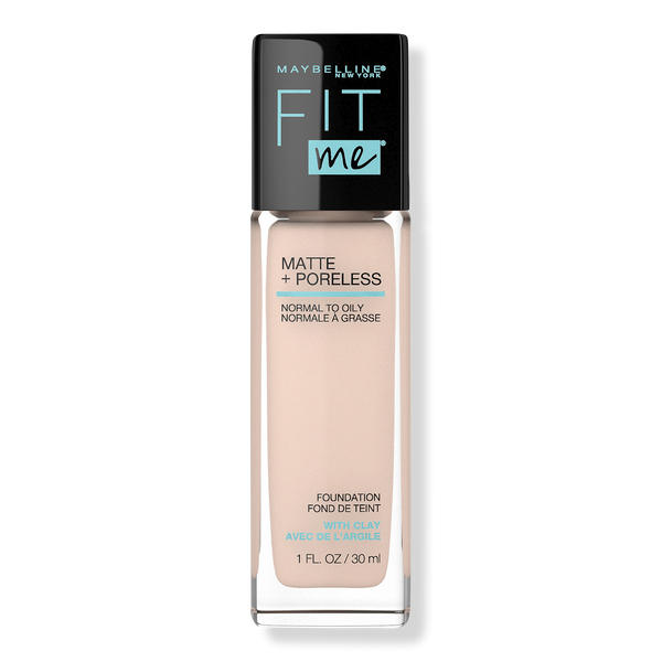 Maybelline Fit Me Matte + Poreless Liquid Foundation, Natural Ivory 112, 1 oz
