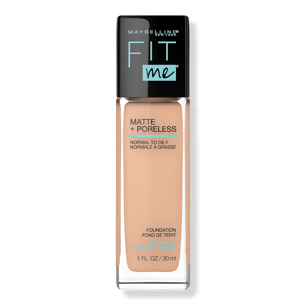 Maybelline Fit Me Matte + Poreless Liquid Foundation, Buff Beige 130, 1 oz