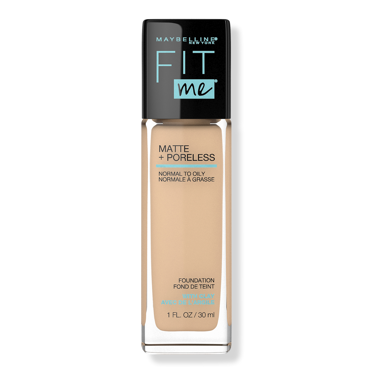 Maybelline Fit Me Matte + Poreless Liquid Foundation, Natural Beige 220, 1 oz