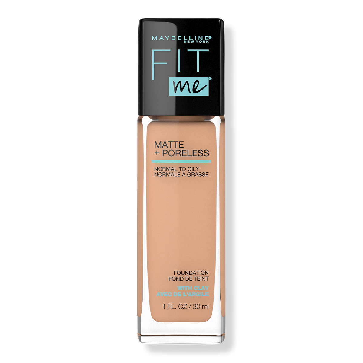 Maybelline Fit Me Matte + Poreless Liquid Foundation, Natural Buff 230, 1 oz