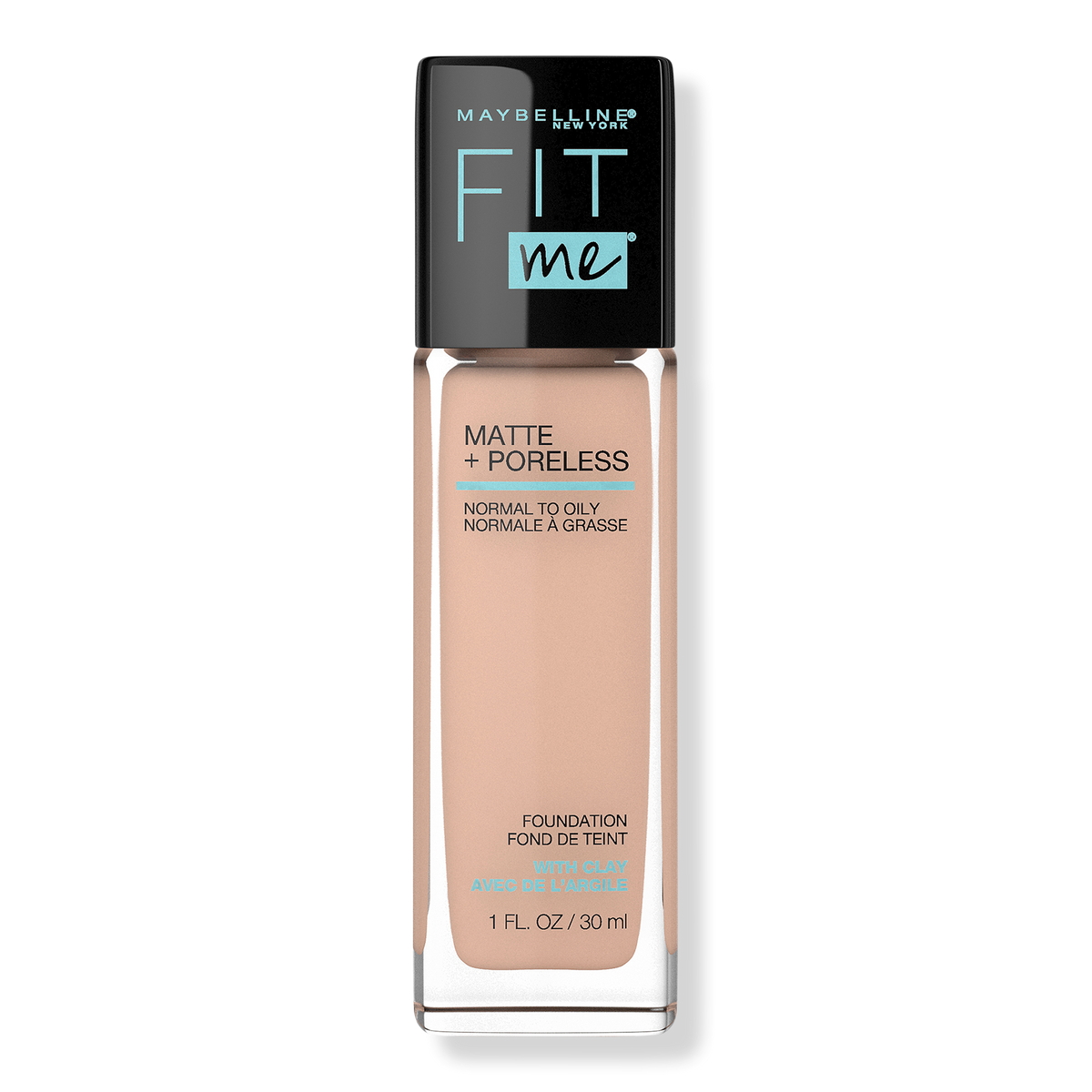 Maybelline Fit Me Matte + Poreless Liquid Foundation, Pure Beige 235, 1 oz
