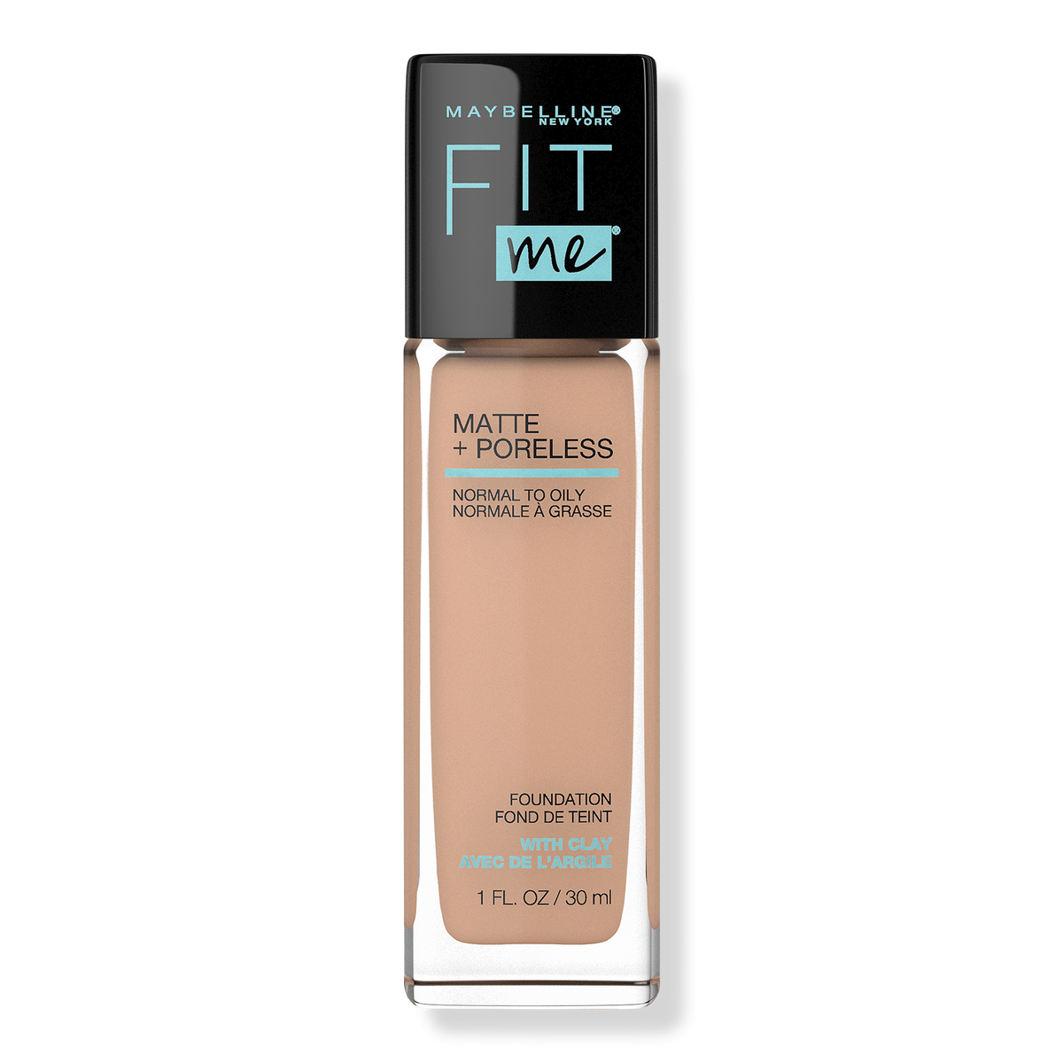 Maybelline Fit Me Matte + Poreless Liquid Foundation, Rich Tan 238, 1 oz