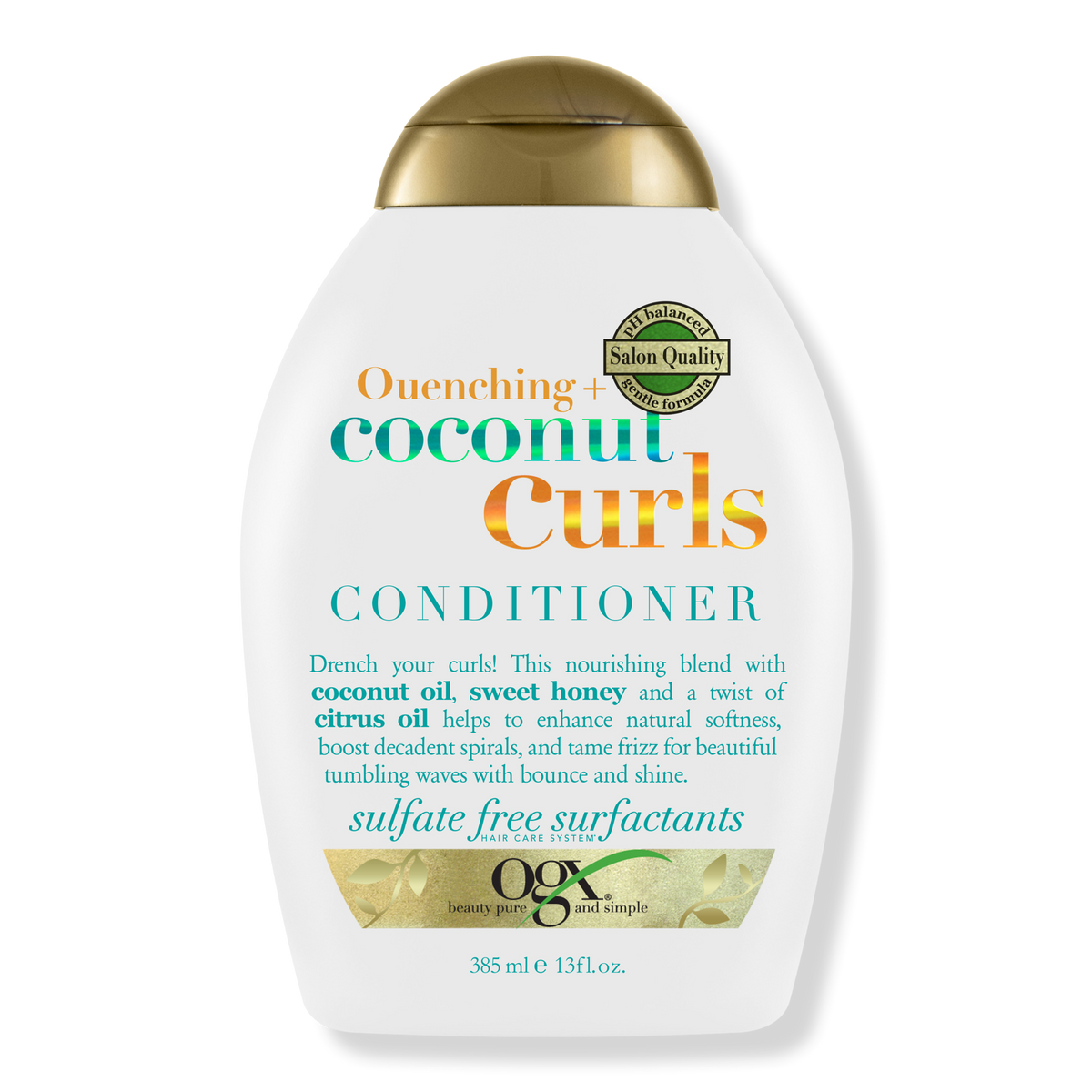 OGX Quenching Coconut Curls Conditioner, 13 oz