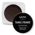 NYX Professional Makeup Tame & Frame Tinted Eyebrow Pomade, Black, 0.18 oz
