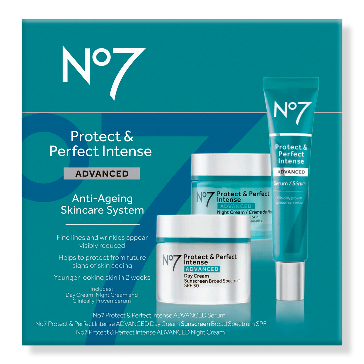 No7 Protect & Perfect Intense Advanced Anti-Ageing Skincare System