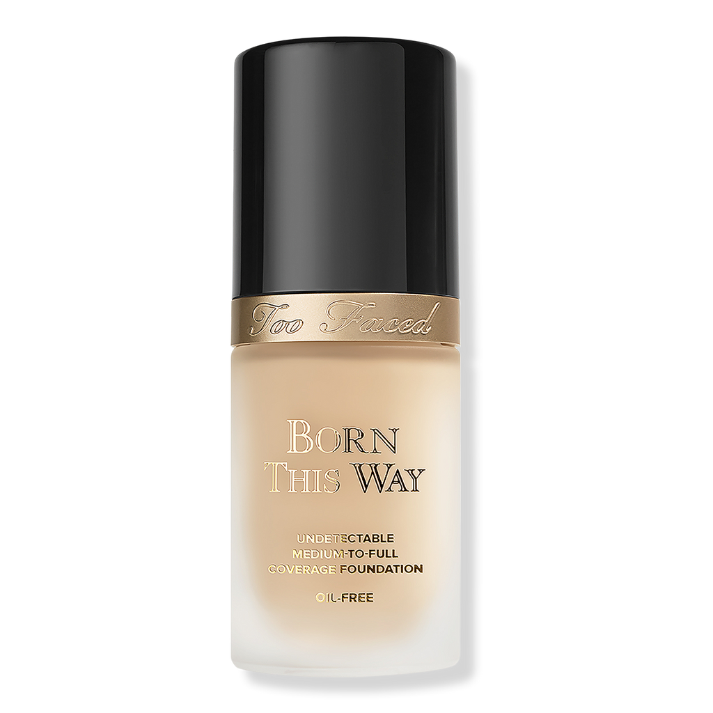 Too Faced Born This Way Undetectable Medium-to-Full Coverage Foundation, Vanilla, 1 oz