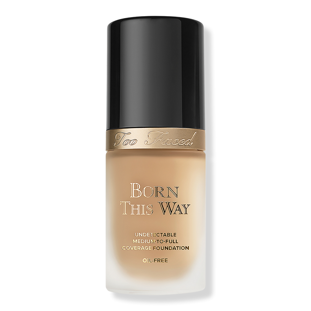 Too Faced Born This Way Undetectable Medium-to-Full Coverage Foundation, Warm Beige, 1 oz