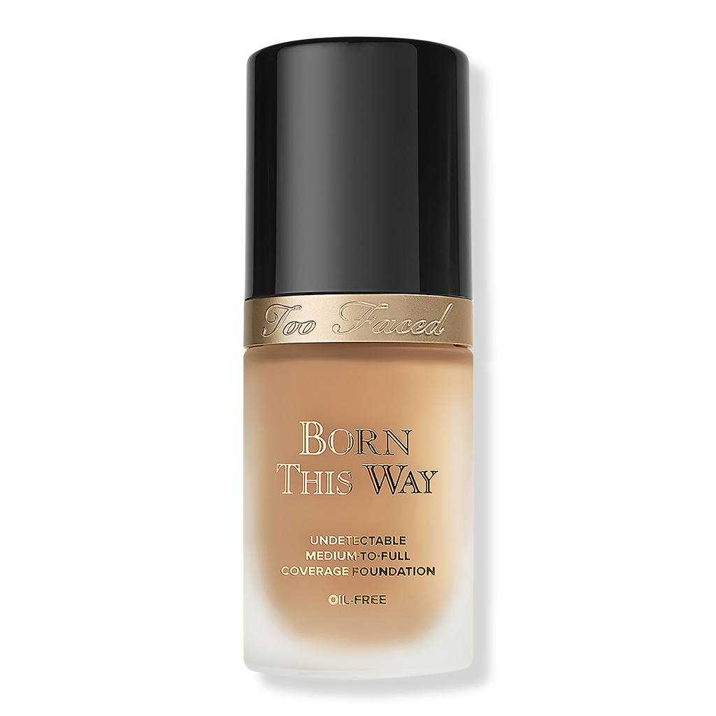 Too Faced Born This Way Undetectable Medium-to-Full Coverage Foundation, Honey, 1 oz