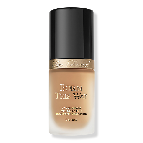 Too Faced Born This Way Undetectable Medium-to-Full Coverage Foundation, Honey, 1 oz