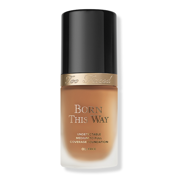 Too Faced Born This Way Undetectable Medium-to-Full Coverage Foundation, Caramel, 1 oz