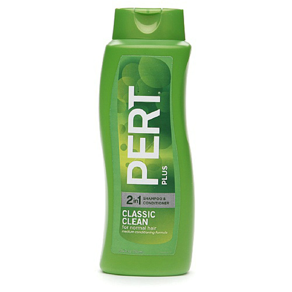 Pert Plus 2 in 1 Shampoo & Conditioner, Classic Clean, 25.4 oz