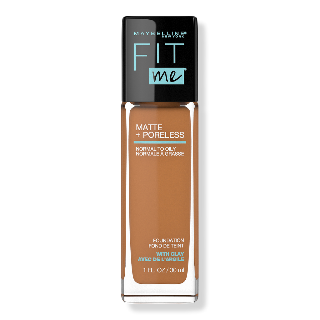 Maybelline Fit Me Matte + Poreless Liquid Foundation, Cappuccino 340, 1 oz