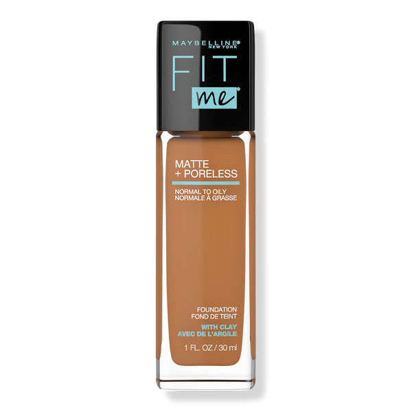 Maybelline Fit Me Matte + Poreless Liquid Foundation, Cappuccino 340, 1 oz