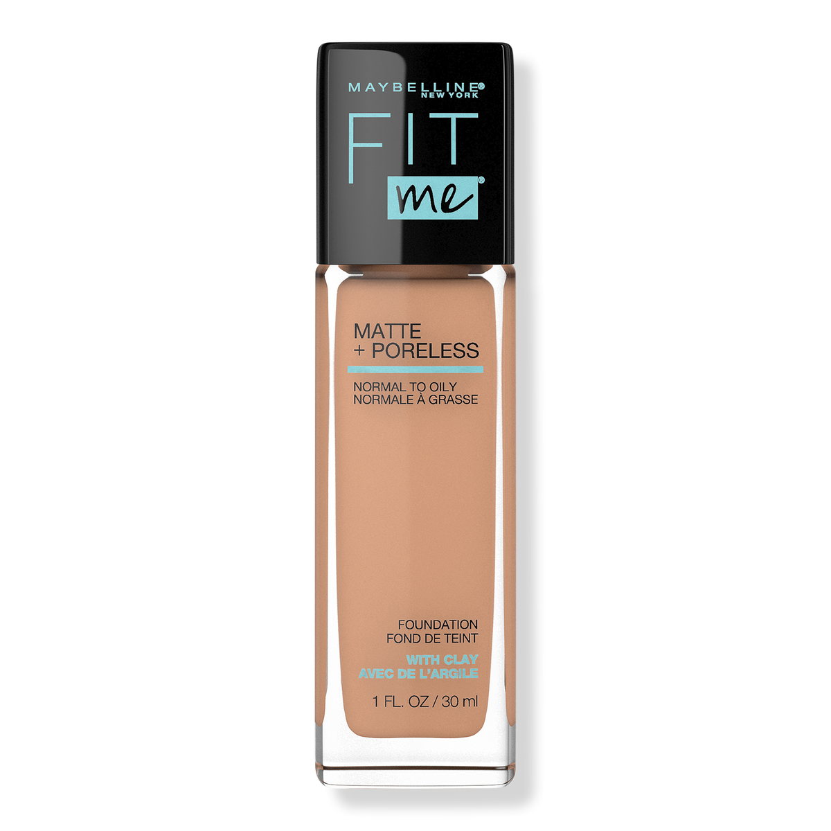 Maybelline Fit Me Matte + Poreless Liquid Foundation, Natural Tan 320, 1 oz