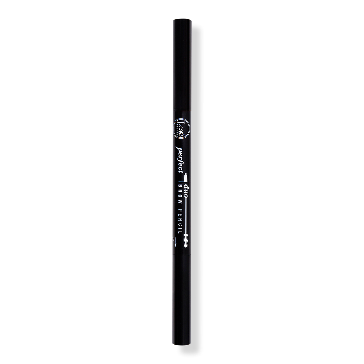 J.Cat Beauty Perfect Brow Duo Pencil, Jet Black, 0.01 oz