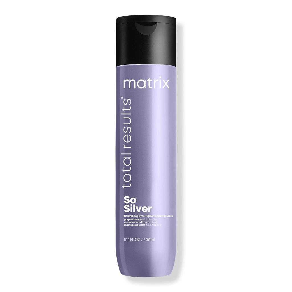 Matrix Total Results So Silver Purple Shampoo for Blonde Hair, 10.1 oz