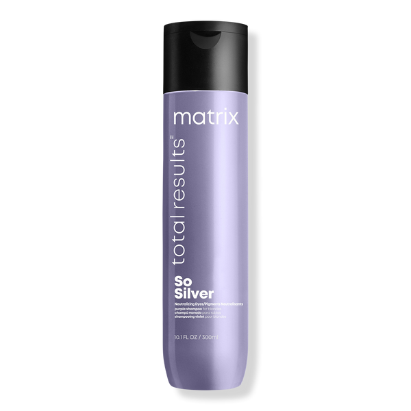 Matrix Total Results So Silver Purple Shampoo for Blonde Hair, 10.1 oz