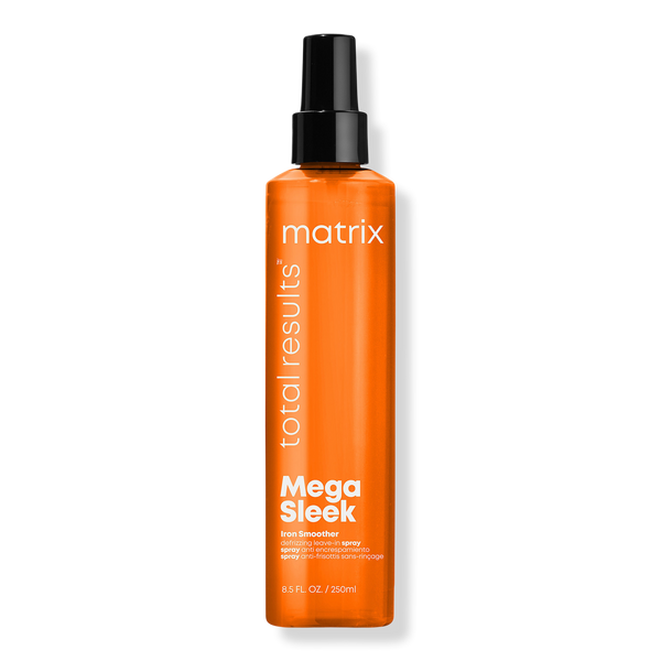 Matrix Total Results Mega Sleek Iron Smoother Defrizzing Leave-In Spray, 8.5 oz
