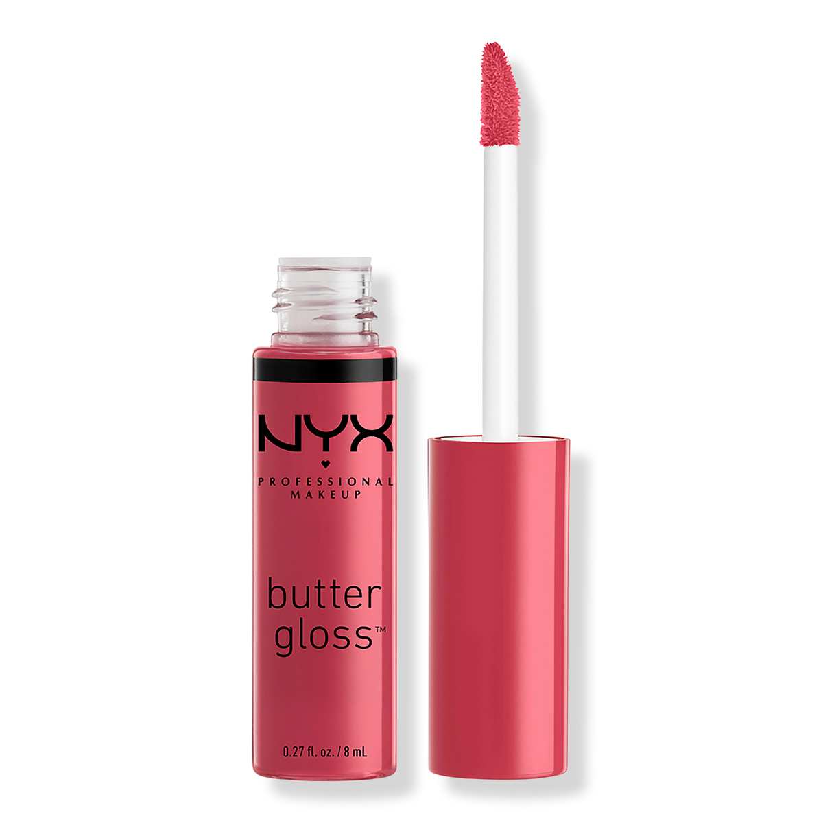 NYX Professional Makeup Butter Gloss Non-Sticky Lip Gloss, Strawberry Cheesecake, 0.27 oz