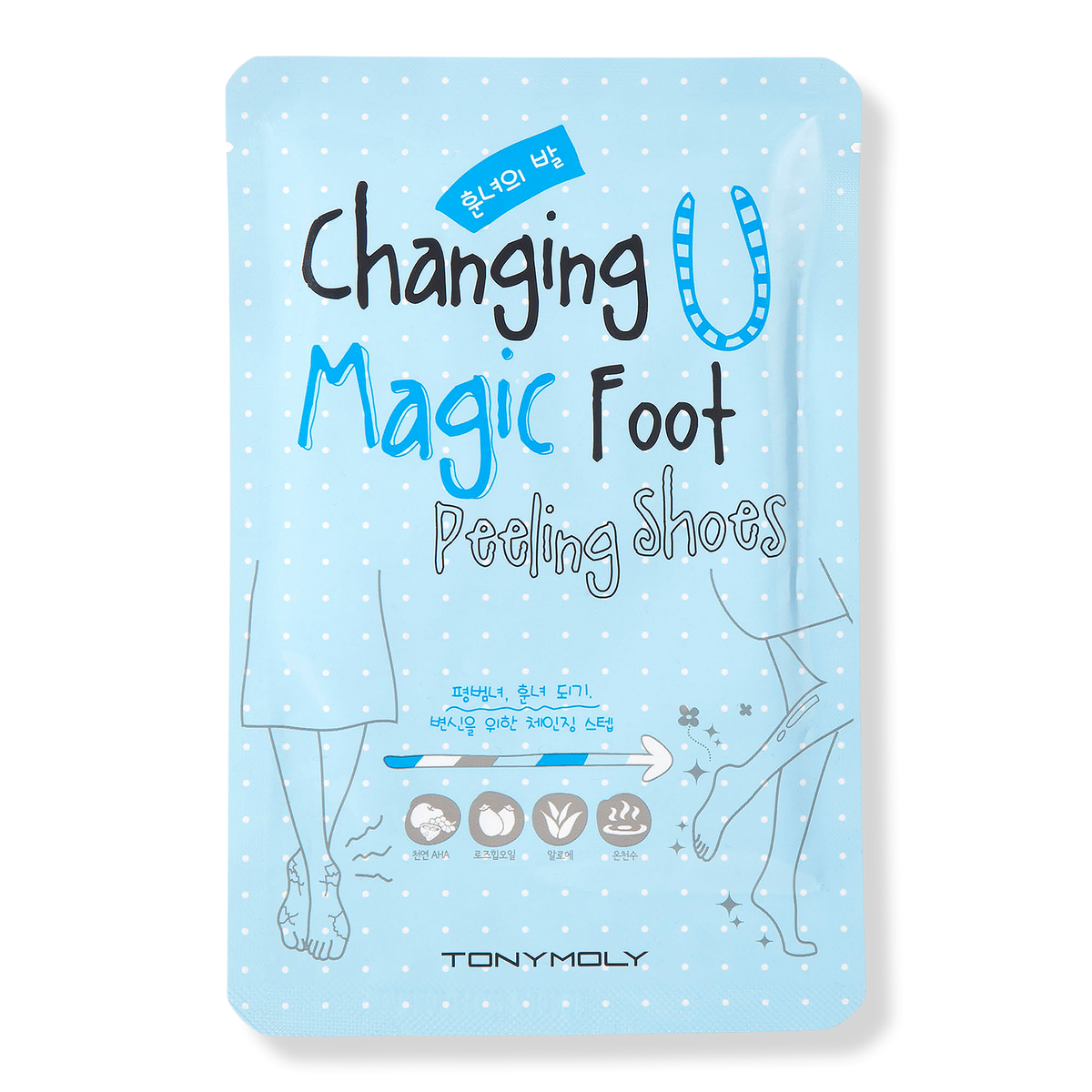 TONYMOLY Foot Peeling Shoes, 0.077 oz