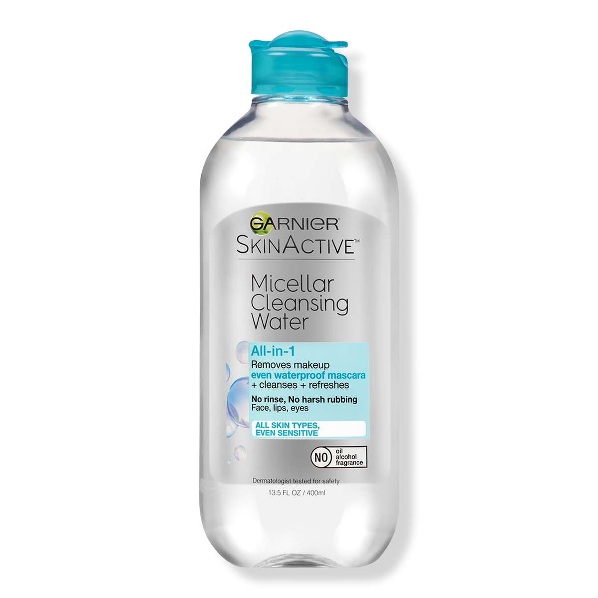 Garnier SkinActive Micellar Cleansing Water All-in-1 Cleanser & Waterproof Makeup Remover, 13.5 oz
