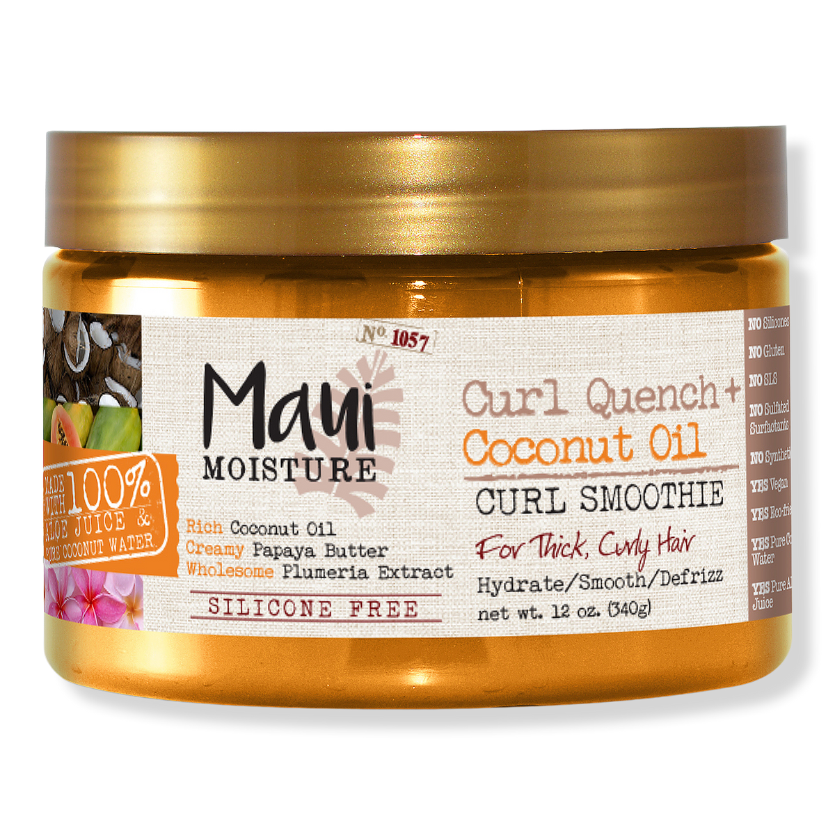 Maui Moisture Curl Quench+Coconut Oil Curl SMOOTHIE, 12 oz