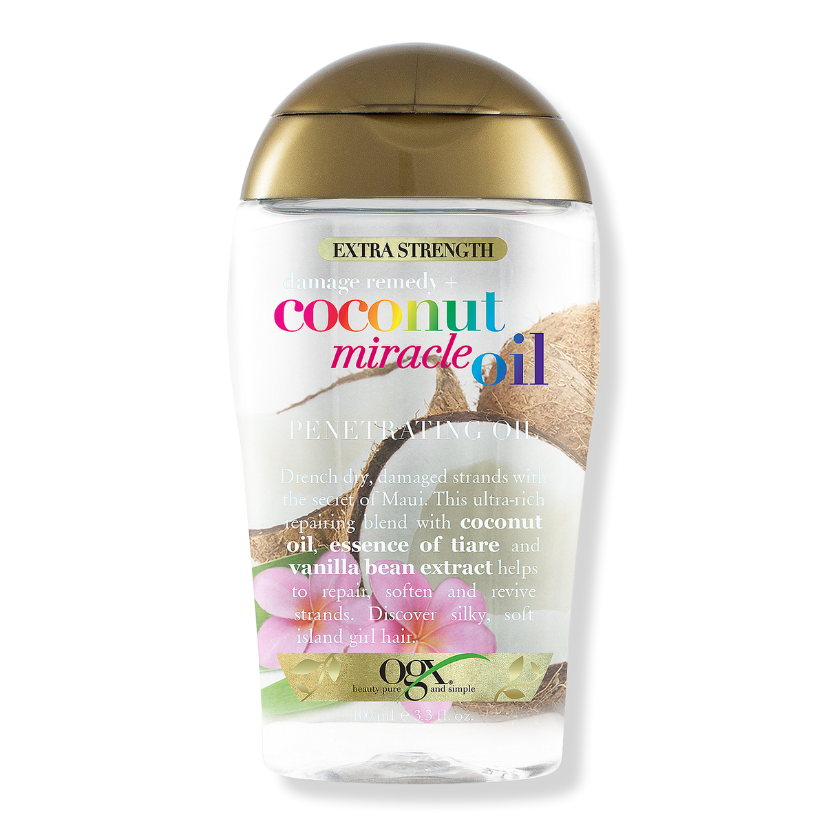 OGX Coconut Miracle Oil Penetrating Oil, 3.3 oz