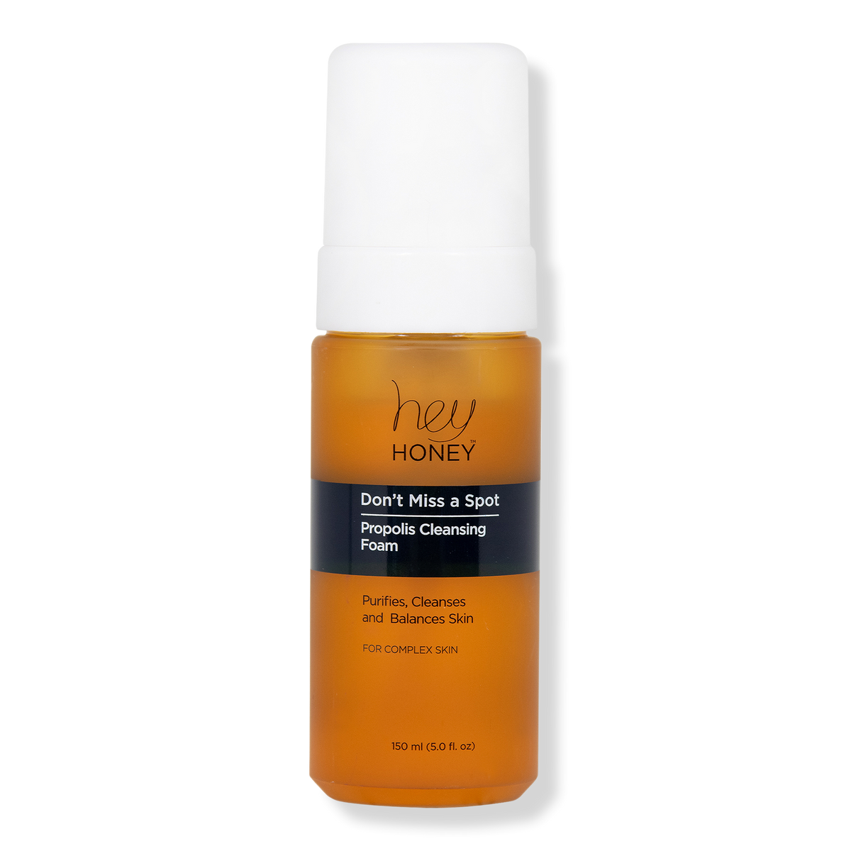 Hey Honey Don't Miss A Spot Propolis Cleansing Foam, 5 oz