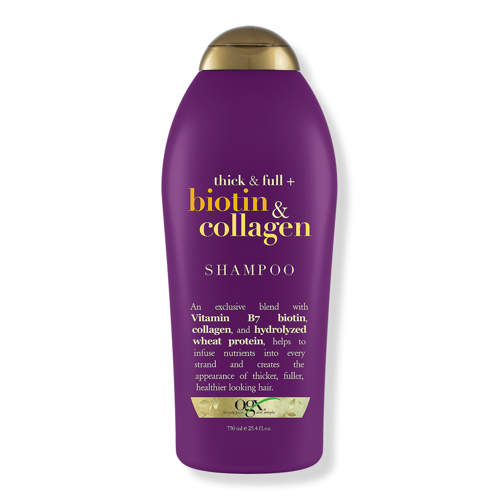 OGX Thick & Full + Biotin & Collagen Shampoo, 25.4 oz