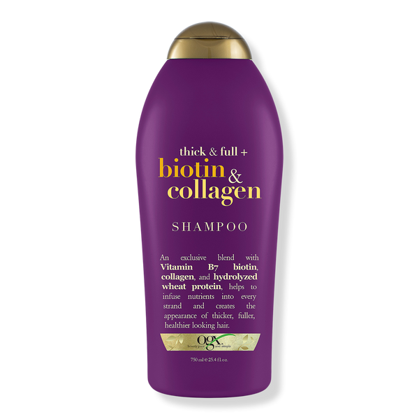 OGX Thick & Full + Biotin & Collagen Shampoo, 25.4 oz