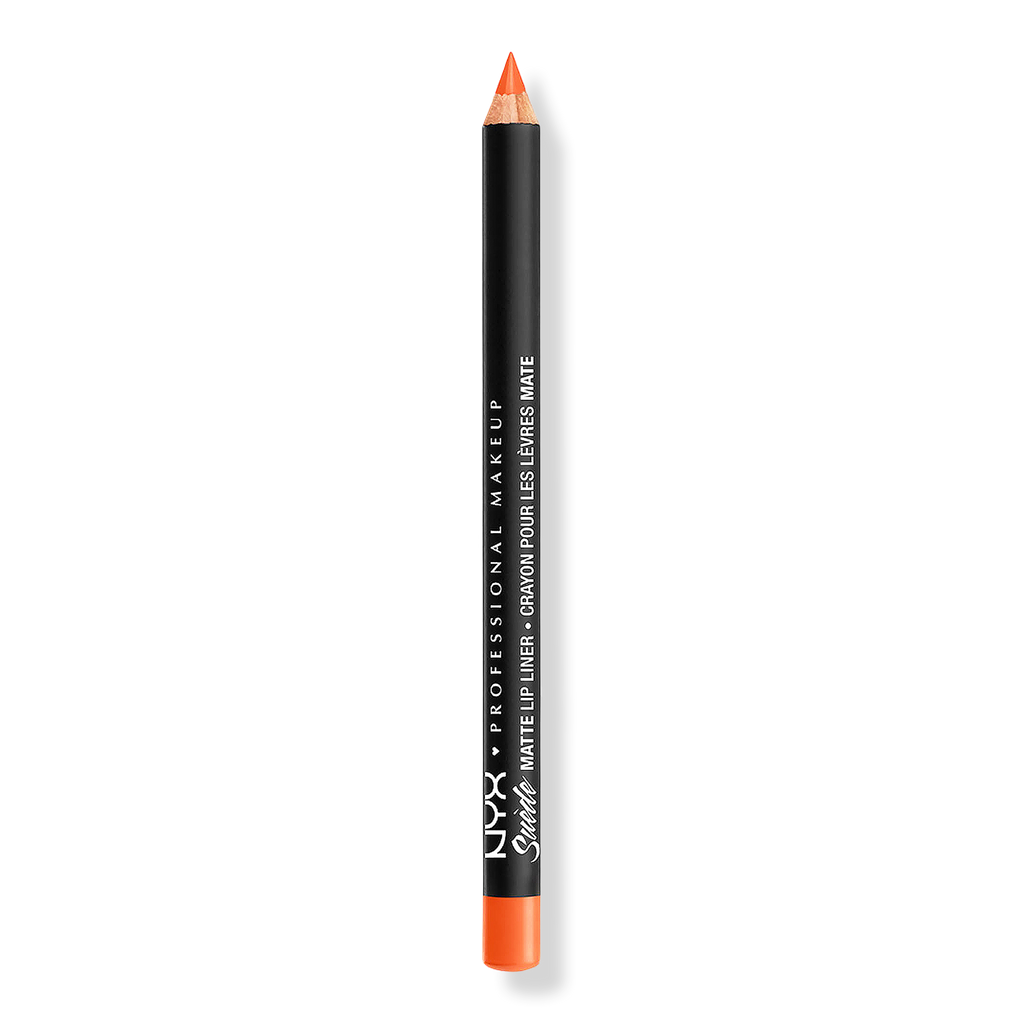 NYX Professional Makeup Suede Matte Velvet Vegan Lip Liner, Orange County, 0.03 oz