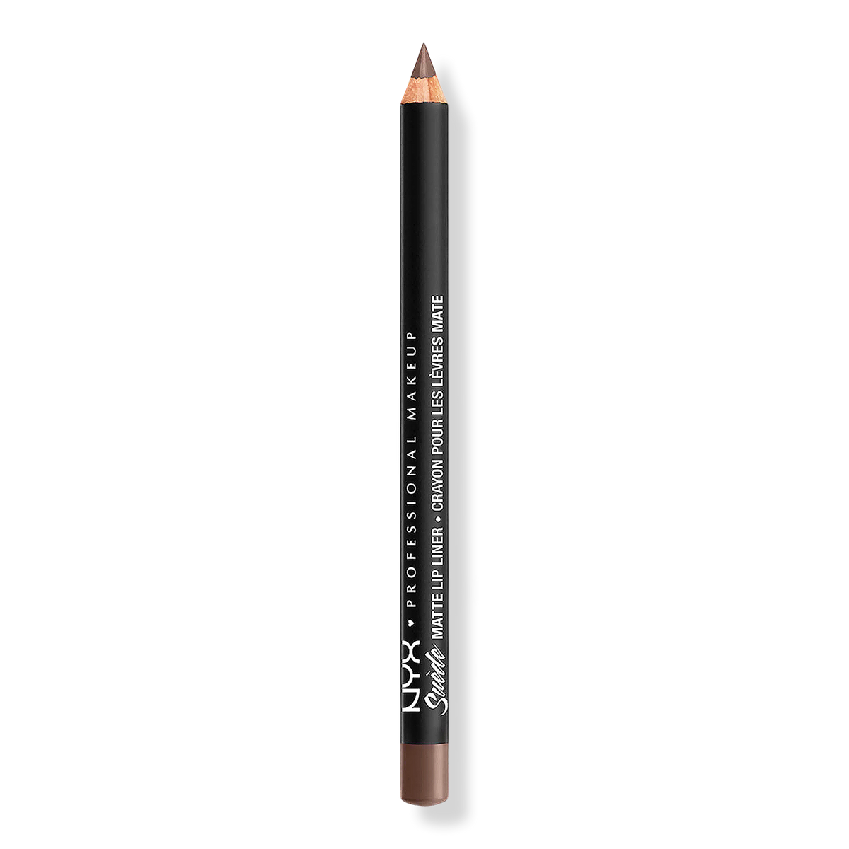 NYX Professional Makeup Suede Matte Velvet Vegan Lip Liner, Brooklyn Thorn, 0.03 oz