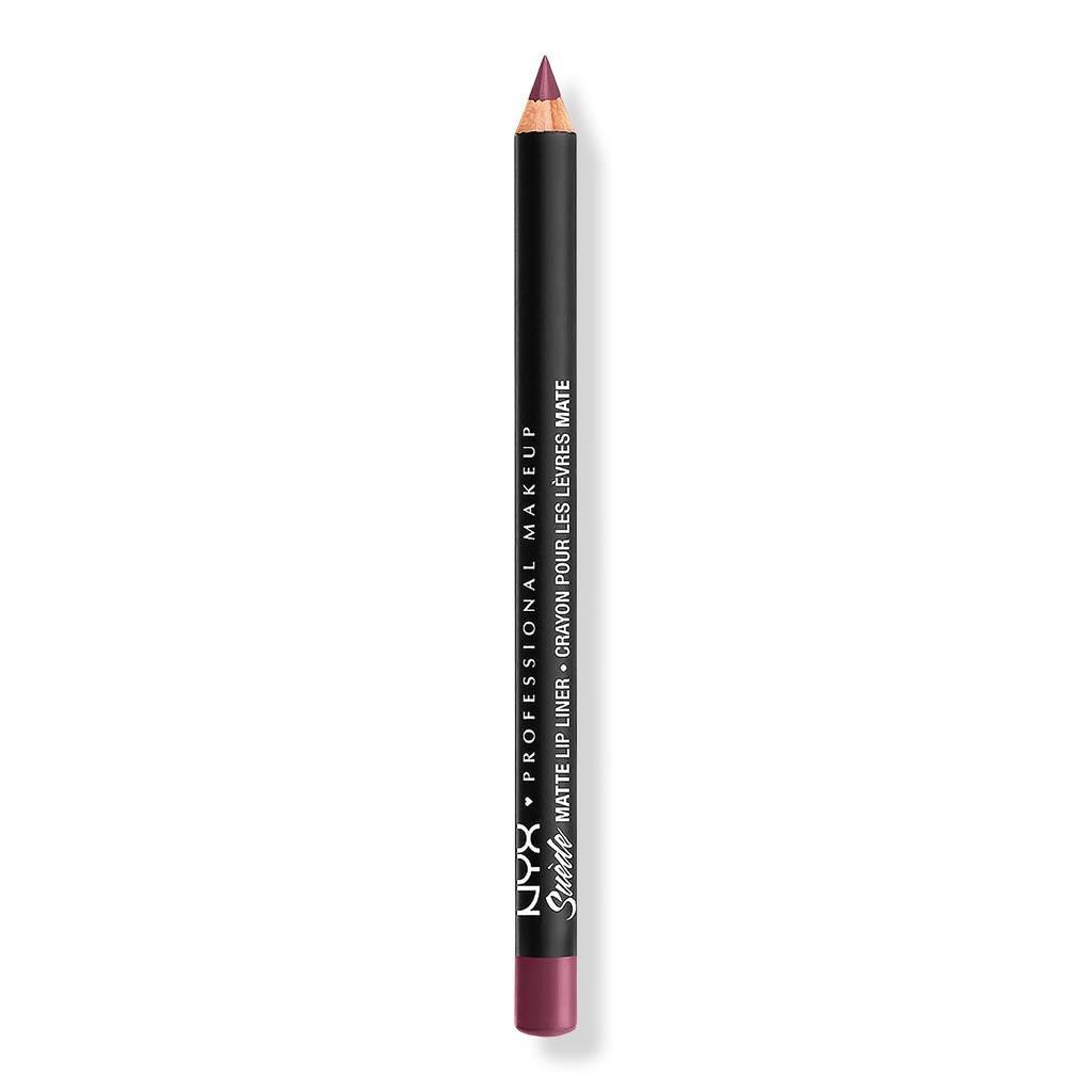 NYX Professional Makeup Suede Matte Velvet Vegan Lip Liner, Prune, 0.03 oz