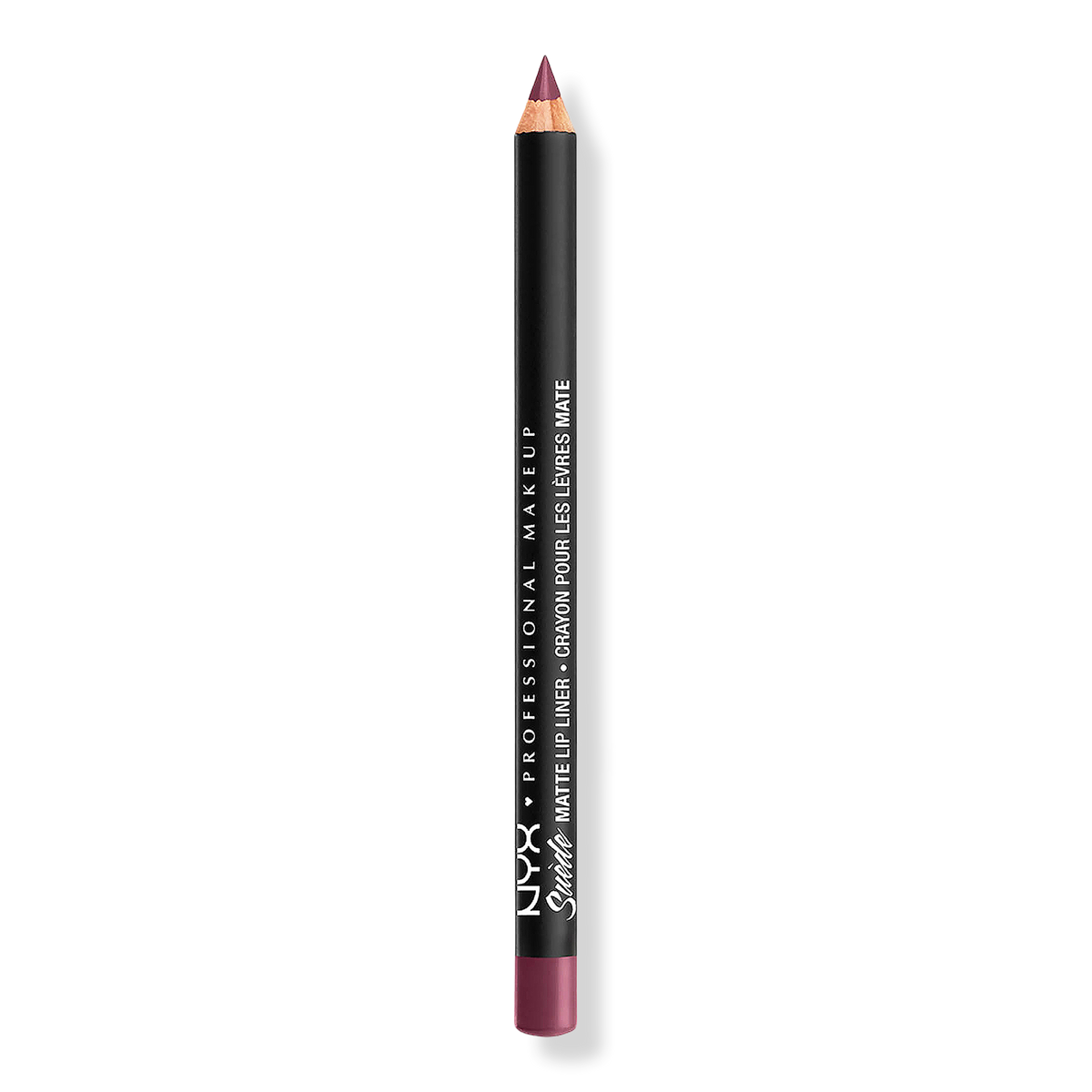 NYX Professional Makeup Suede Matte Velvet Vegan Lip Liner, Prune, 0.03 oz