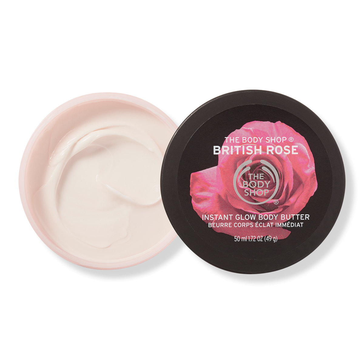 The Body Shop Travel Size British Rose Body Butter, 1.7 oz