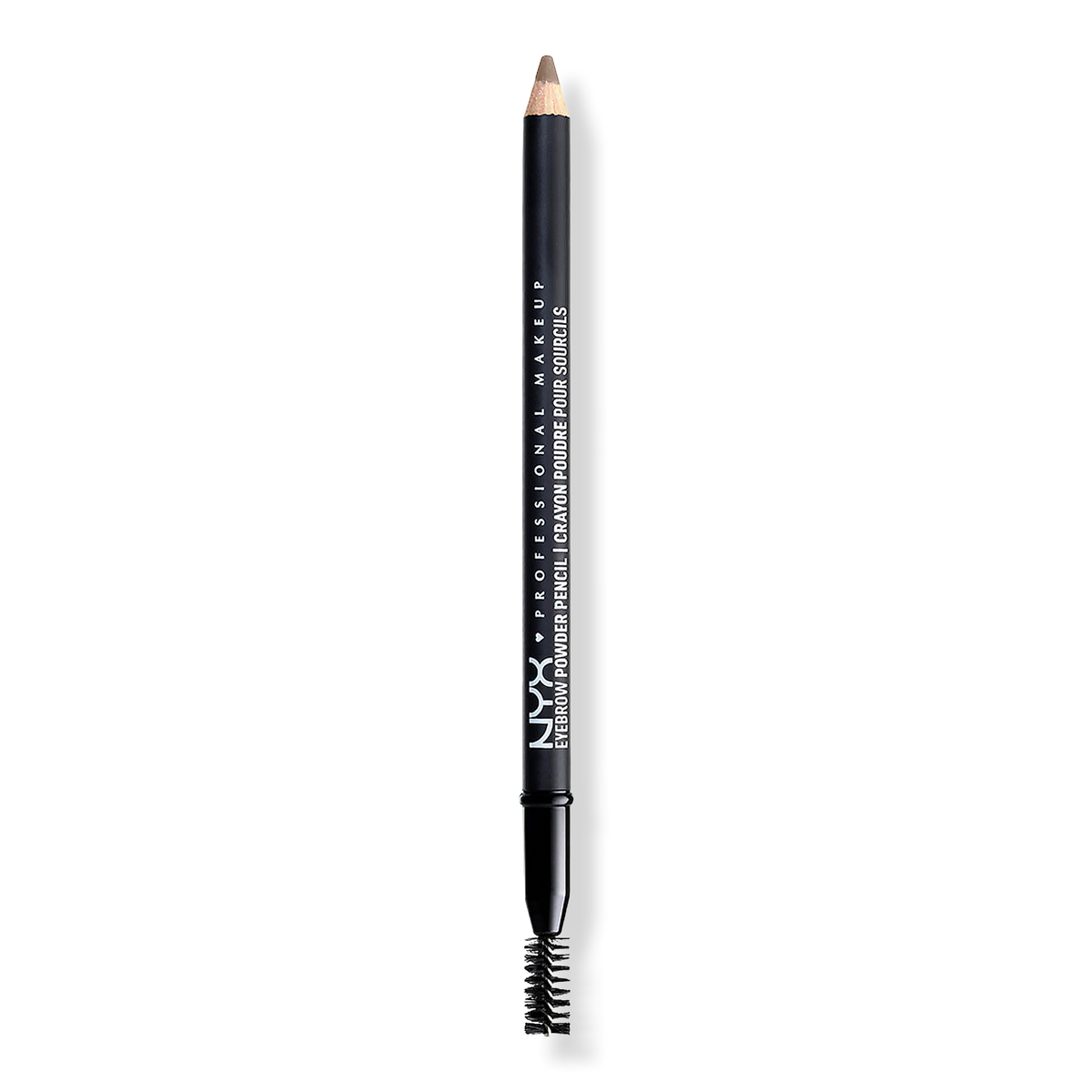 NYX Professional Makeup Eyebrow Powder Pencil + Spoolie, Ash Brown, 0.05 oz