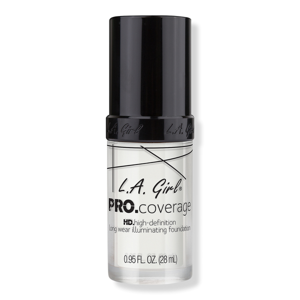 L.A. Girl Pro Coverage Liquid Foundation, White, 0.95 oz