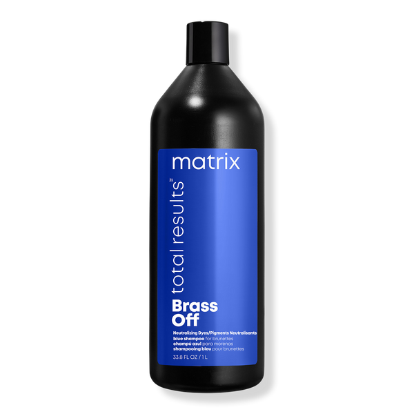 Matrix Total Results Brass Off Blue Shampoo for Brunettes, 33.8 oz