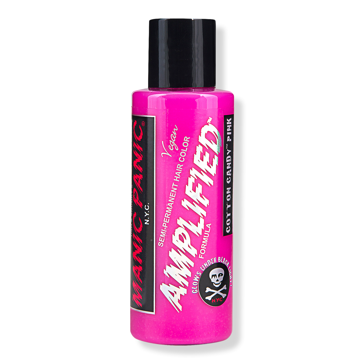 Manic Panic Amplified Semi-Permanent Hair Color, Cotton Candy Pink, 4 oz