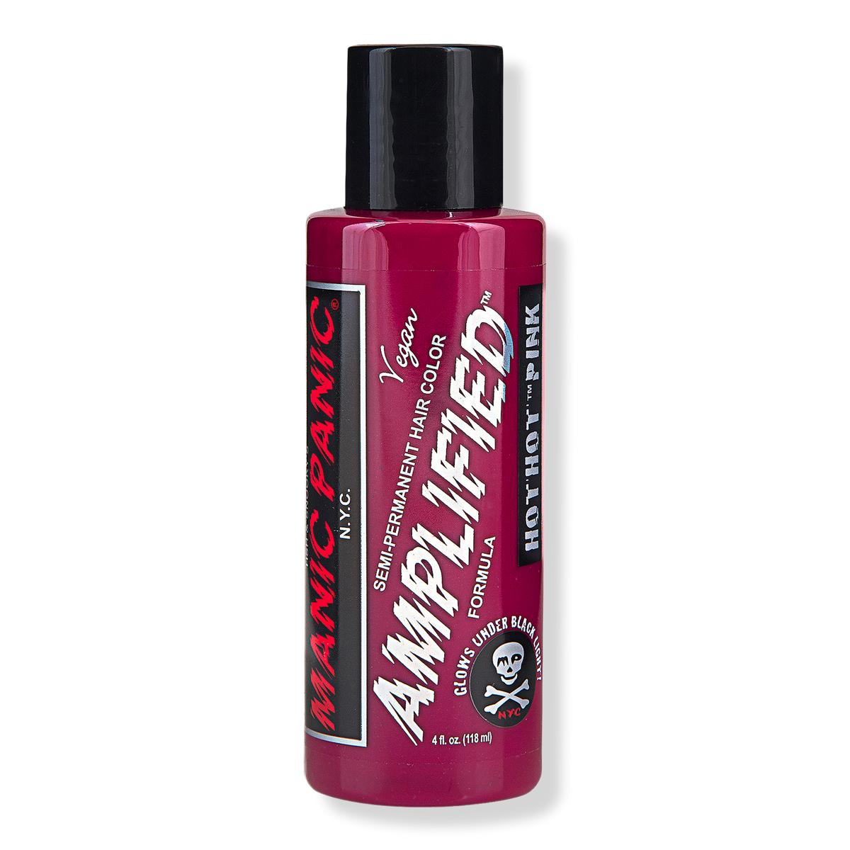 Manic Panic Amplified Semi-Permanent Hair Color, Hot Hot Pink, 4 oz