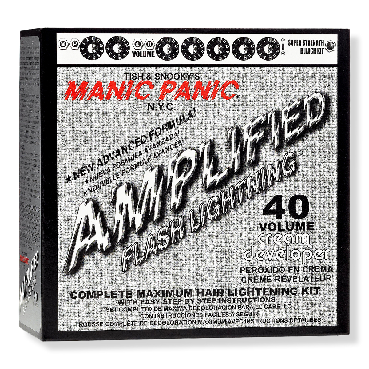Manic Panic Flash Lightning 40 Volume Complete Maximum Hair Lightening Kit, 1 ea