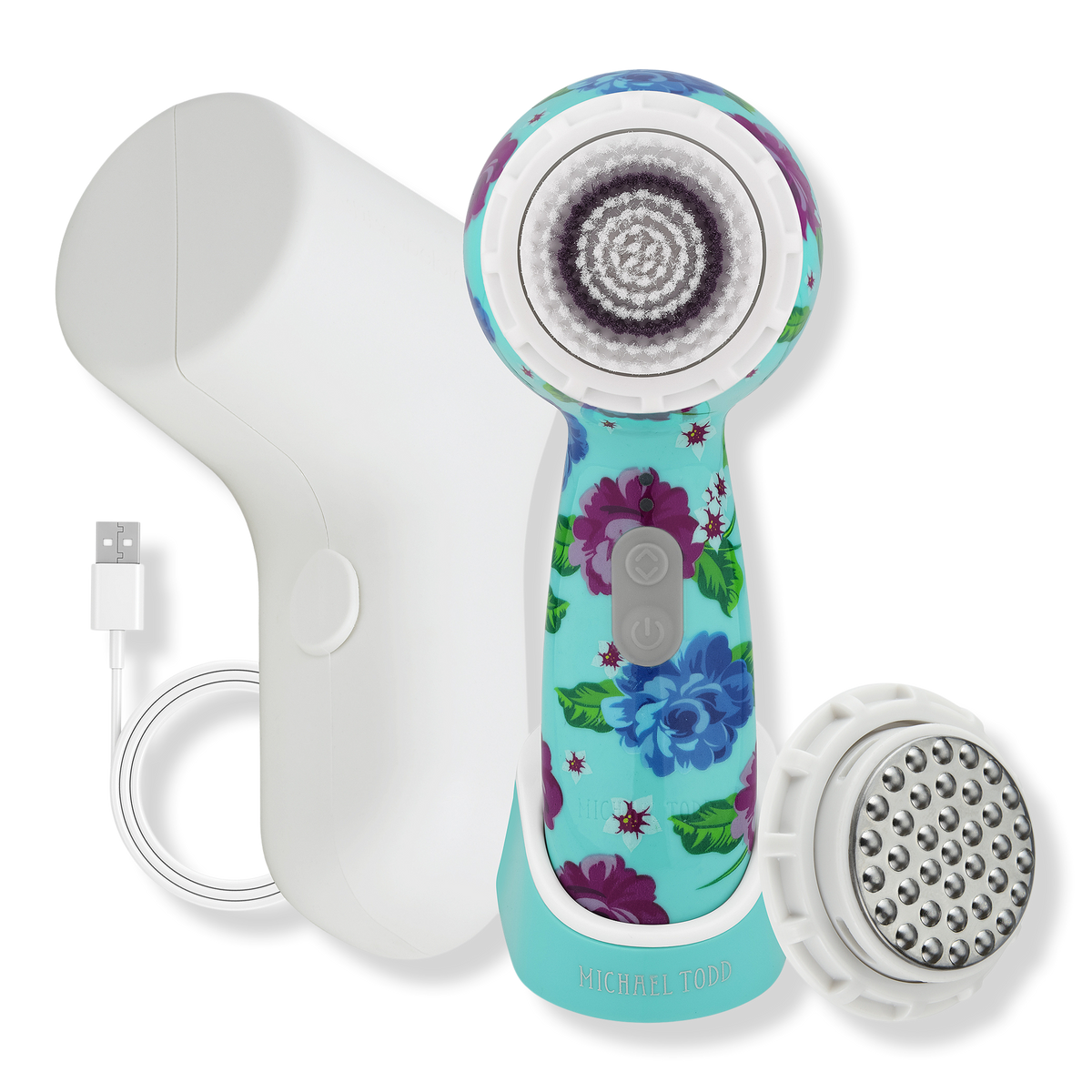 Michael Todd Beauty Soniclear Petite Antimicrobial Facial Sonic Skin Cleansing Brush, English Garden, 1 ea
