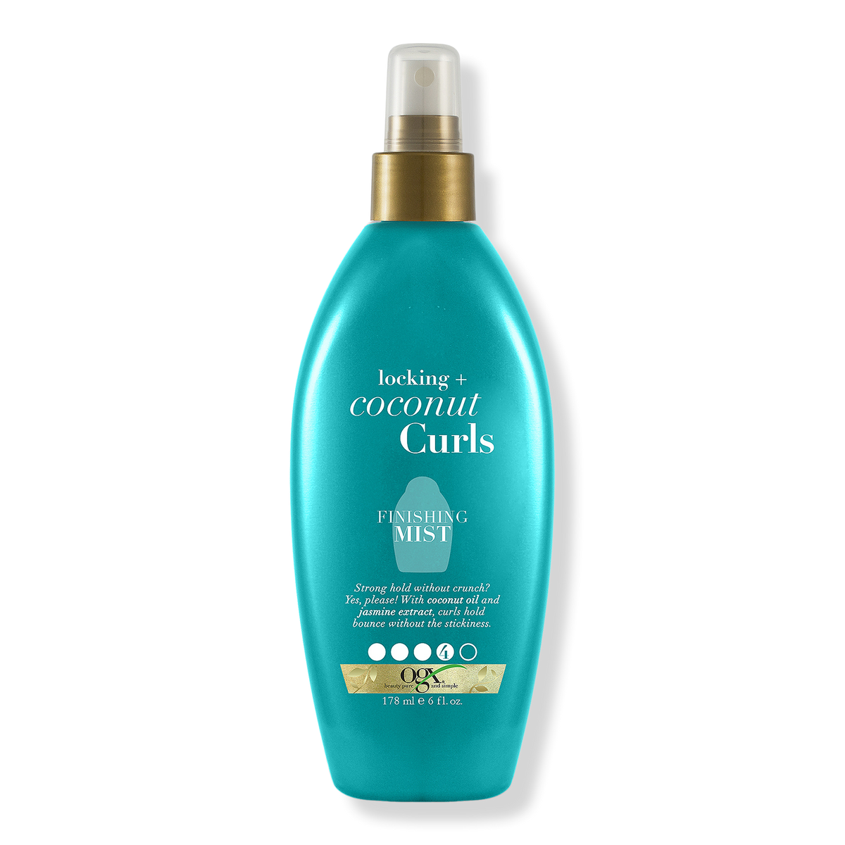 OGX Locking + Coconut Curls Finishing Mist, 6 oz