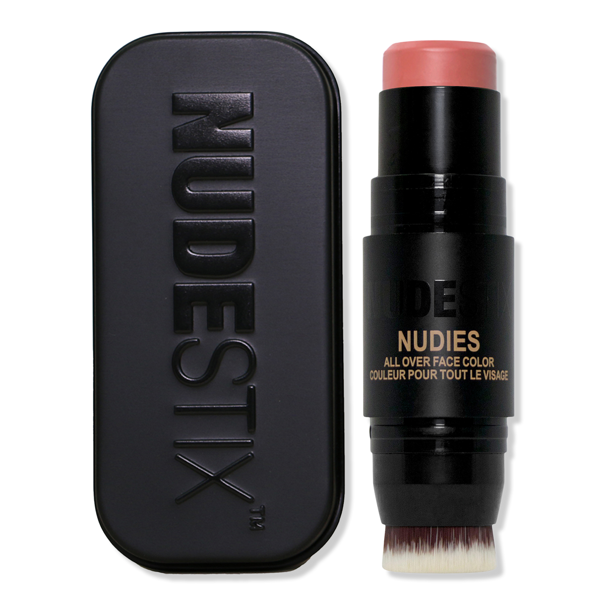 NUDESTIX NUDIES MATTE All Over Face Blush Color, Naughty N Spice, 0.25 oz