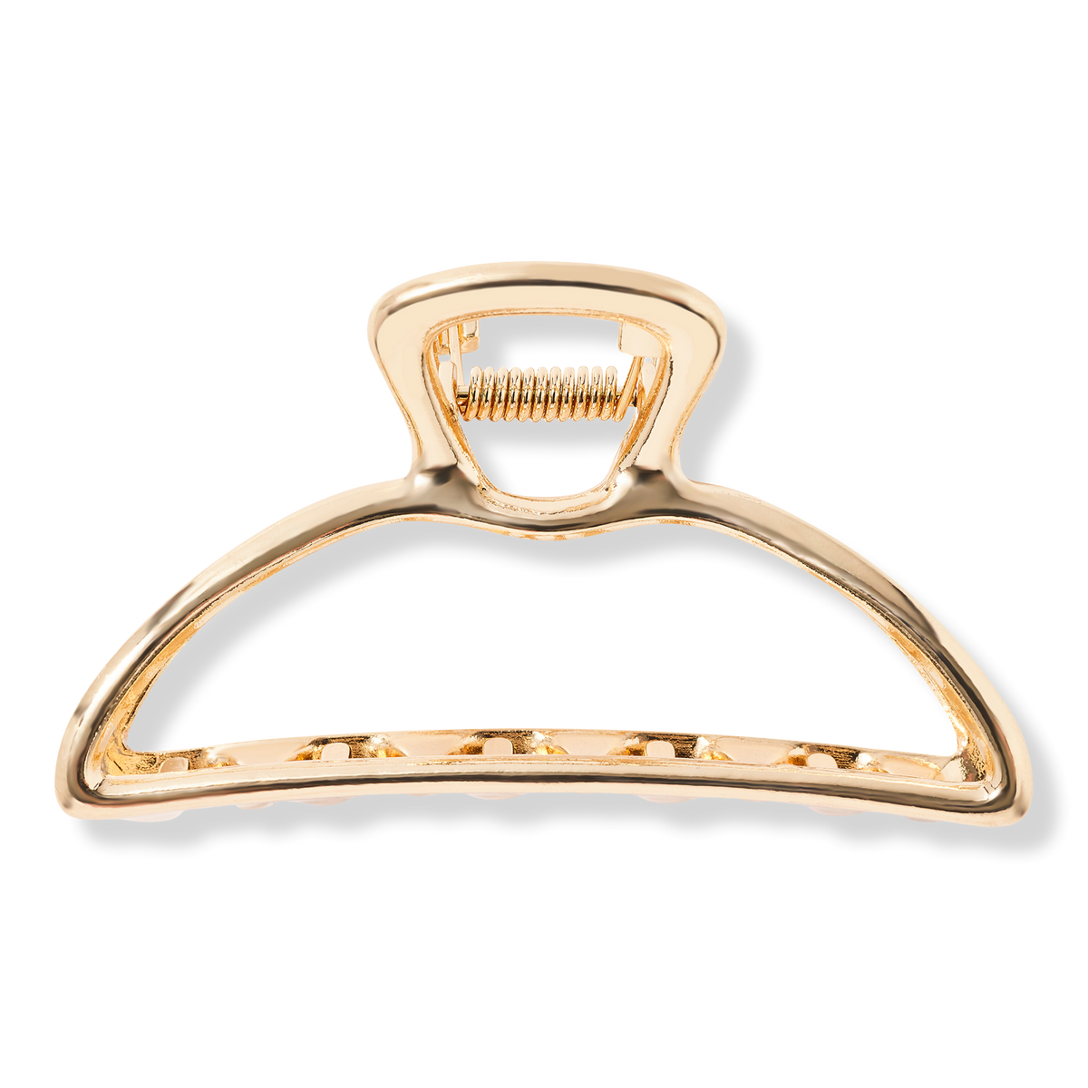 Kitsch Gold Open Shape Claw Clip, 1 ea